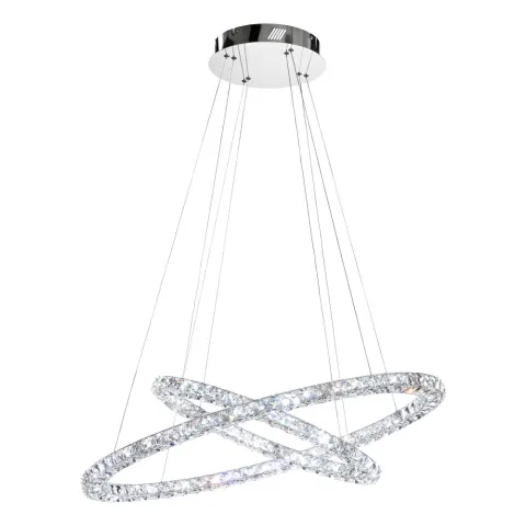 Suspensie Cristal Eglo Toneria 93946, Led 128X0.5W 6400Lm 4000K, Cristal, Transparent