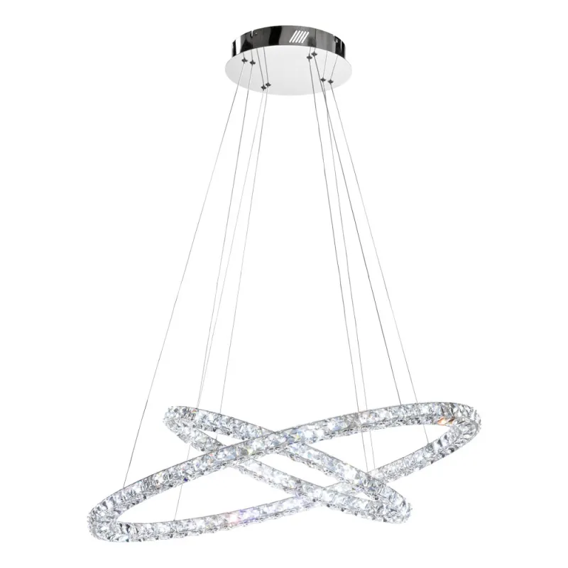 Suspensie Cristal Eglo Toneria 93946, Led 128X0.5W 6400Lm 4000K, Cristal, Transparent