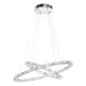 Suspensie Cristal Eglo Toneria 93946, Led 128X0.5W 6400Lm 4000K, Cristal, Transparent