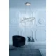 Suspensie Cristal Eglo Toneria 93946, Led 128X0.5W 6400Lm 4000K, Cristal, Transparent