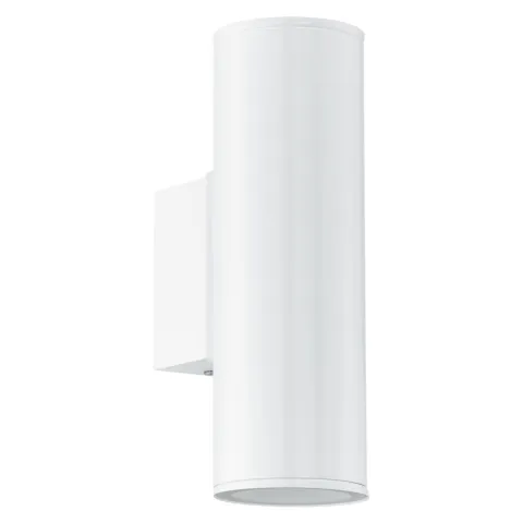 Aplica Exterior Eglo Riga 94101, Gu10 2X3W Ip44, Otel Zincat, Alb
