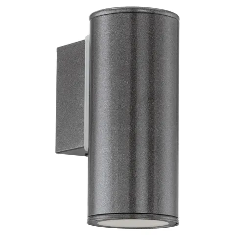 Aplica Exterior Eglo Riga 94102, Gu10 1X3W Ip44, Otel Zincat, Antracit