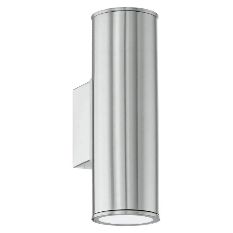 Aplica Exterior Eglo Riga 94107, Gu10 2X3W Ip44, Inox, Inox