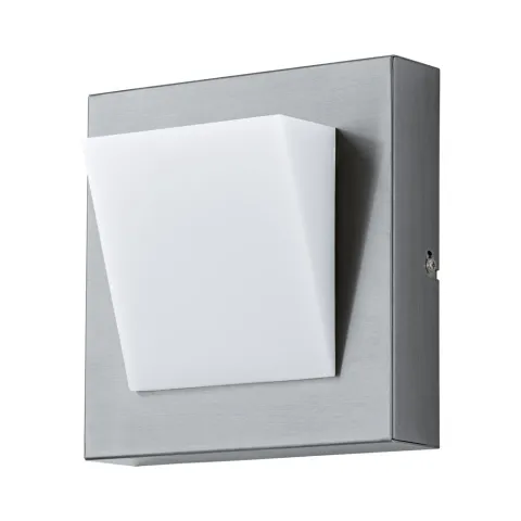 Aplica Exterior Eglo Calgary 1 94114, Led 1X3.7W 320Lm 3000K Ip44, Inox, Alb