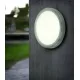 Plafoniera Exterior Eglo Vento 1 94121, Led 11W 950Lm 3000K Ip44 Ø285Mm, Sticla, Inox