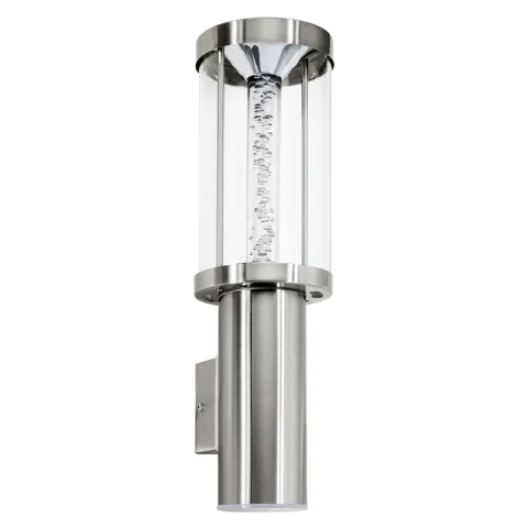 Aplica Exterior Eglo Trono Stick 94127, Gu10;Led 1X3W;1X3.7W 280Lm 3000K Ip44, Plastic, Sticla, Inox