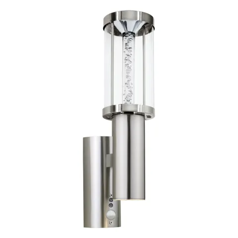 Aplica Exterior Eglo Trono Stick 94128, Gu10;Led 1X3W;1X3.7W 280Lm 3000K Ip44, Plastic, Sticla, Inox