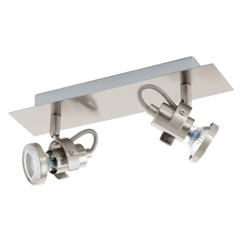 Plafoniera Eglo Tukon 3 94145, Gu10 2X3.3W, Otel, Nichel Mat