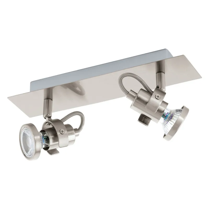 Plafoniera Eglo Tukon 3 94145, Gu10 2X3.3W, Otel, Nichel Mat