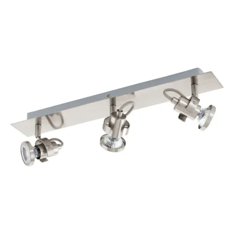 Plafoniera Eglo Tukon 3 94146, Gu10 3X3.3W, Otel, Nichel Mat