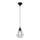 Pendul Vintage Eglo Tarbes 94187, E27 1X60W Ø175Mm, Negru