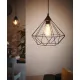 Pendul Vintage Eglo Tarbes 94188, E27 1X60W Ø325Mm, Negru