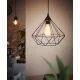 Pendul Vintage Eglo Tarbes 94188, E27 1X60W Ø325Mm, Negru