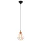 Pendul Vintage Eglo Tarbes 94193, E27 1X60W Ø175Mm, Cupru