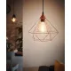 Pendul Vintage Eglo Tarbes 94194, E27 1X60W Ø325Mm, Cupru