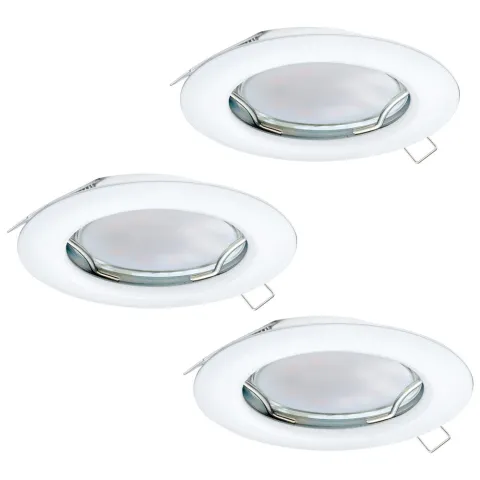 Set 3 Spoturi Incastrate Eglo Peneto 94235, Gu10 3X3W Ø78Mm