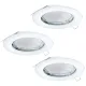 Set 3 Spoturi Incastrate Eglo Peneto 94235, Gu10 3X3W Ø78Mm