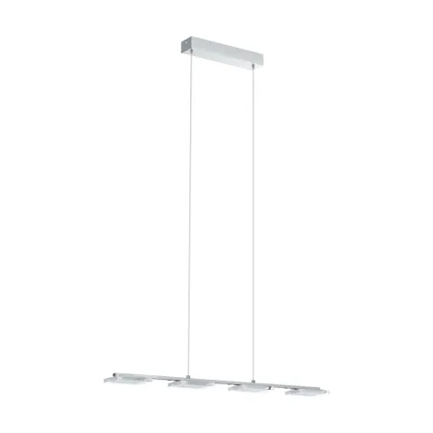 Suspensie Eglo Cartama 94244, Led 4X4.5W 1920Lm 3000K, Otel, Transparent, Satinat