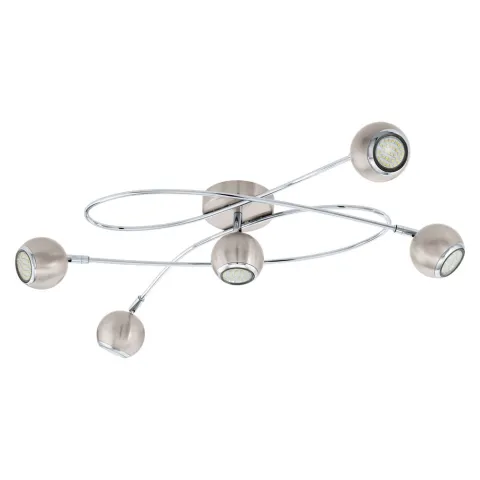 Plafoniera Eglo Locanda 94251, Gu10 5X3W, Otel, Crom, Nichel Mat