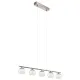 Suspensie Eglo Ascolese 94319, Led 5X3.3W 1700Lm 3000K, Sticla, Sticla Satinata, Chihlimbar