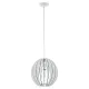 Pendul Eglo Cossano 94438, E27 1X60W Ø300Mm, Alb