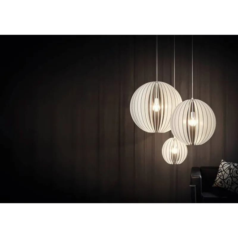 Pendul Eglo Cossano 94438, E27 1X60W Ø300Mm, Alb