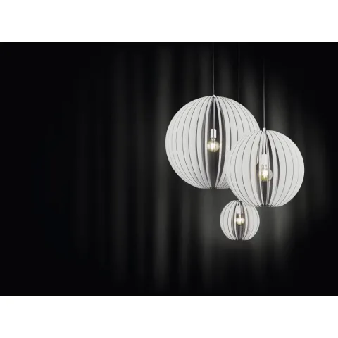 Pendul Eglo Cossano 94438, E27 1X60W Ø300Mm, Alb