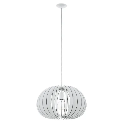 Pendul Eglo Cossano 94442, E27 1X60W Ø450Mm, Alb