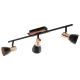 Plafoniera Eglo Barnham 94586, Gu10 3X3.3W, Otel, Negru, Cupru