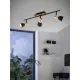 Plafoniera Eglo Barnham 94586, Gu10 3X3.3W, Otel, Negru, Cupru