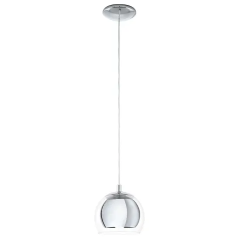 Pendul Eglo Rocamar 94592, E27 1X40W Ø190Mm, Transparent