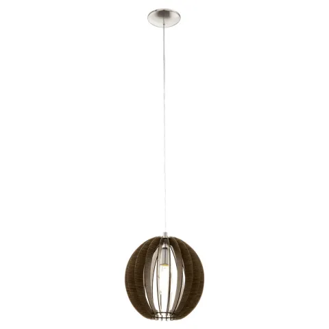 Pendul Eglo Cossano 94635, E27 1X60W Ø300Mm, Maro
