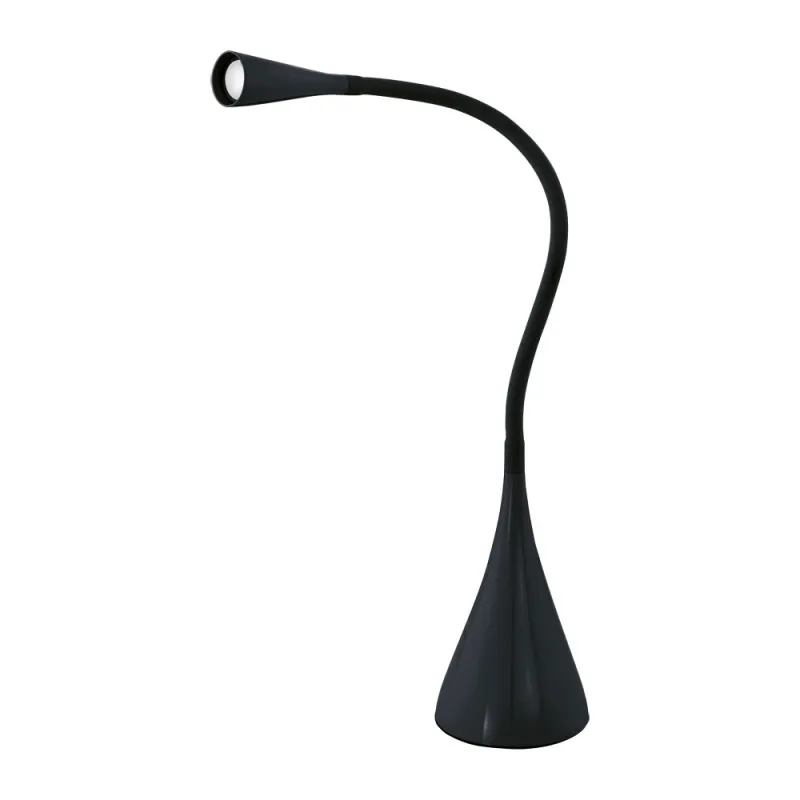Veioza Eglo Snapora 94677, Led 3.5W 330Lm 3000K, Aluminiu, Plastic, Negru