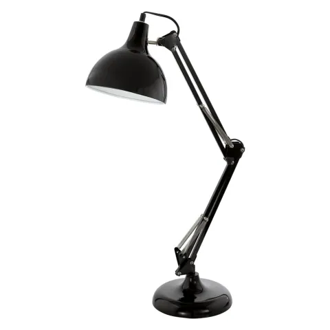 Veioza Eglo Borgillio 94697, E27 1X40W, Otel, Negru