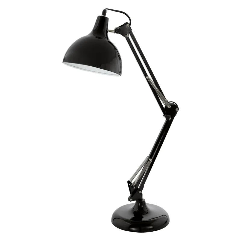 Veioza Eglo Borgillio 94697, E27 1X40W, Otel, Negru