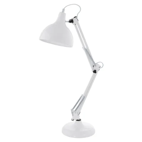 Veioza Eglo Borgillio 94699, E27 1X40W, Otel, Alb