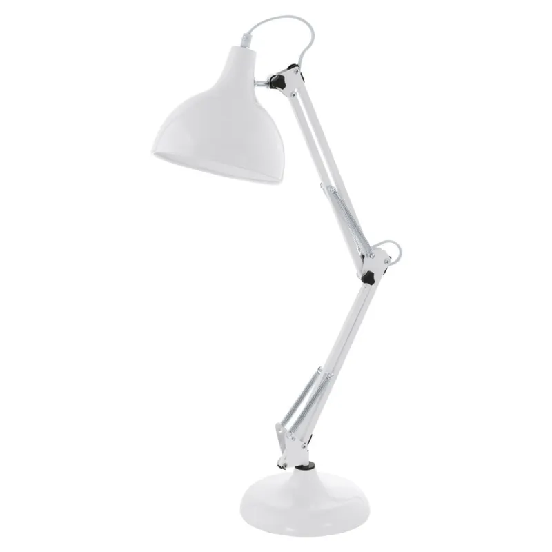 Veioza Eglo Borgillio 94699, E27 1X40W, Otel, Alb
