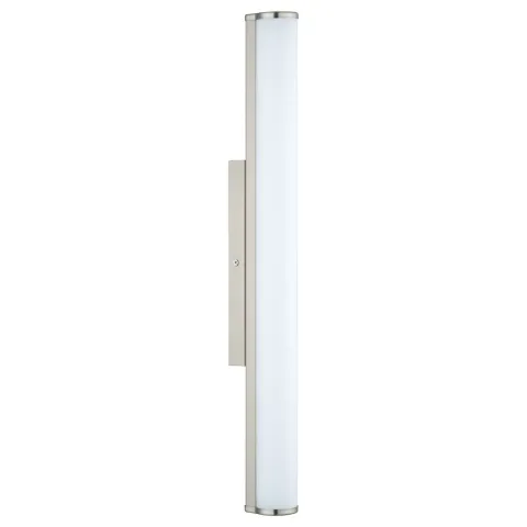 Aplica Baie Eglo Calnova 94716, Led 16W 1500Lm 4000K Ip44, Sticla Satinata, Nichel Mat