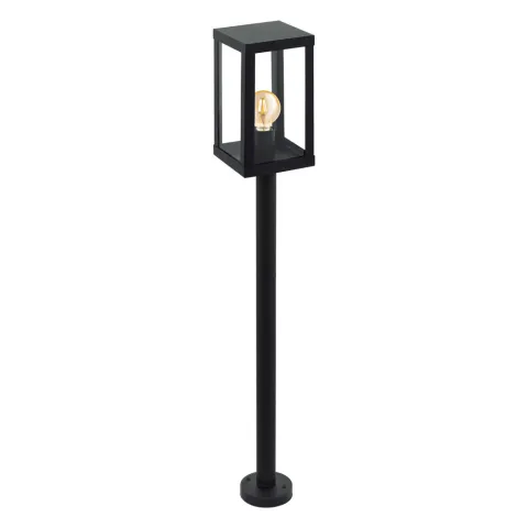 Stalp Exterior Eglo Alamonte 1 94833, E27 1X60W Ip44, Negru