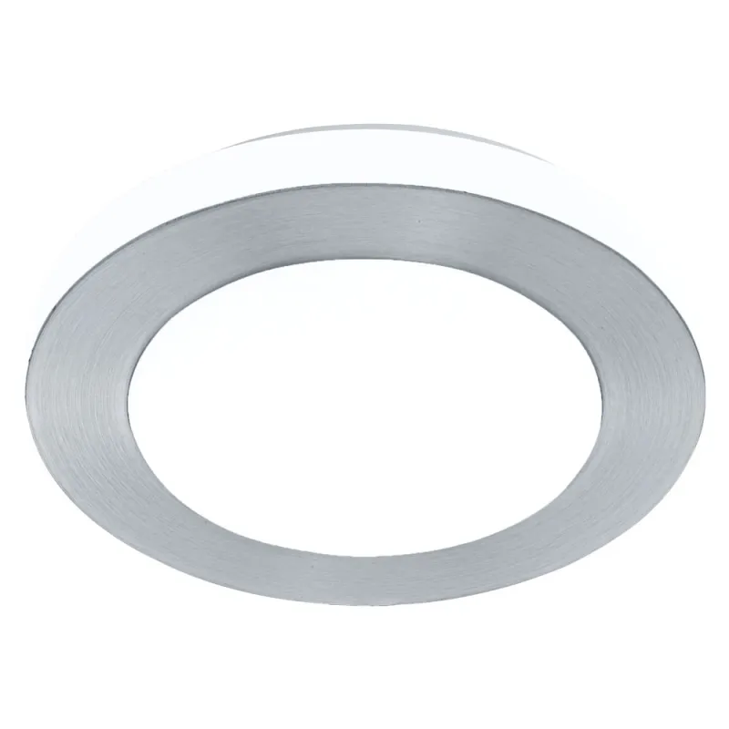 Plafoniera Baie Eglo Led Carpi 94967, Led 11W 950Lm 3000K Ip44 Ø300Mm, Aluminiu, Otel, Alb