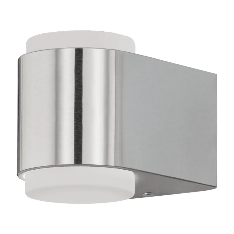 Aplica Exterior Eglo Briones 95079, Led 2X3W 500Lm 3000K Ip44, Aluminiu Turnat, Alb