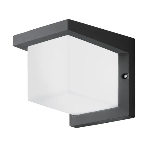 Aplica Exterior Eglo Desella 1 95097, Led 10W 900Lm 3000K Ip54, Aluminiu Turnat, Alb