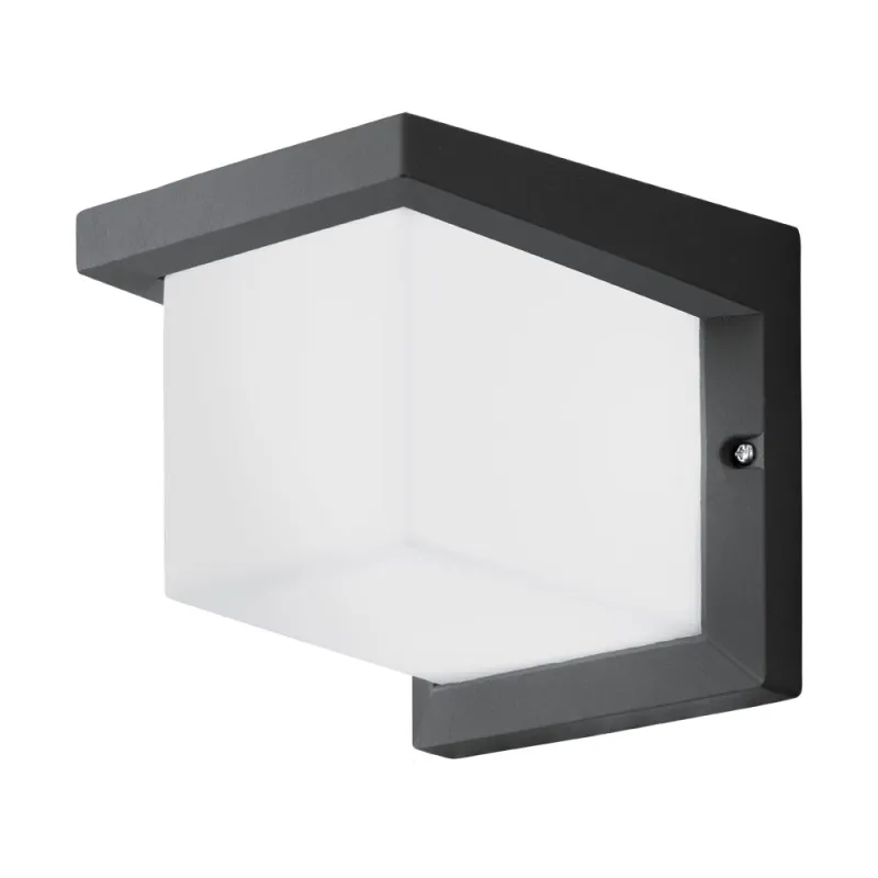 Aplica Exterior Eglo Desella 1 95097, Led 10W 900Lm 3000K Ip54, Aluminiu Turnat, Alb