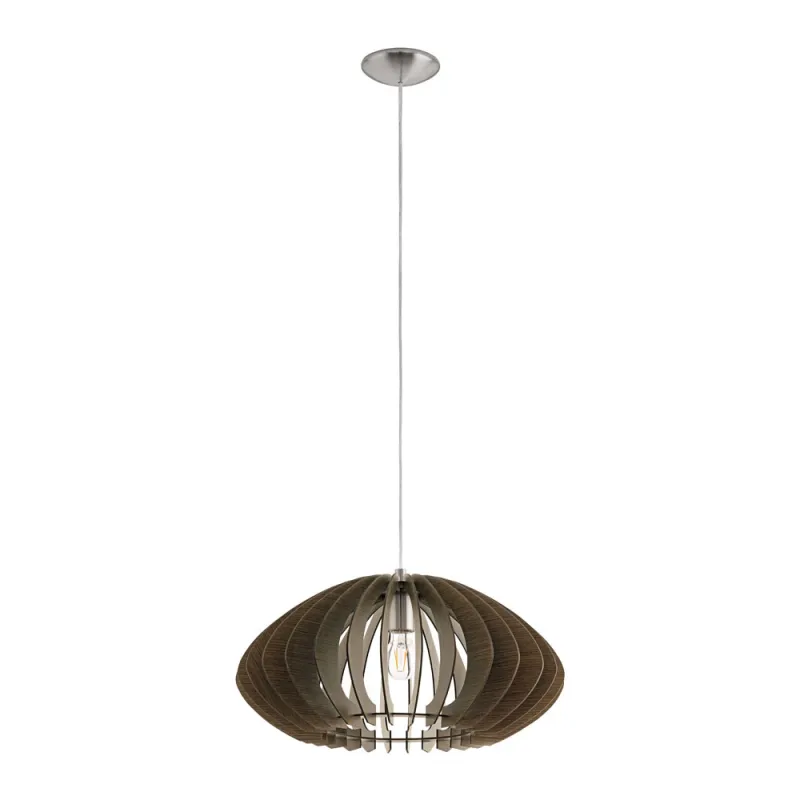Pendul Eglo Cossano 2 95261, E27 1X60W Ø500Mm, Maro