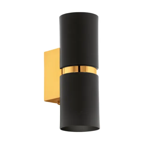 Aplica Eglo Passa 95364, Gu10 2X3.3W, Otel, Auriu, Negru