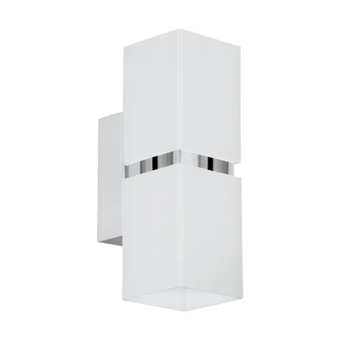 Aplica Eglo Passa 95377, Gu10 2X3.3W, Otel, Alb, Crom