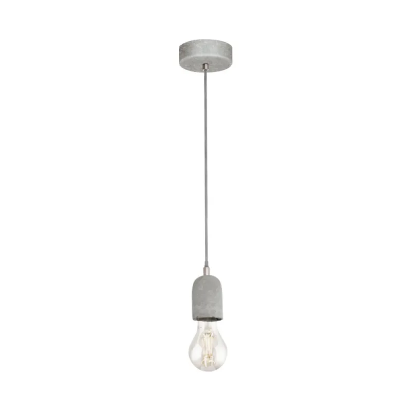 Pendul Eglo Silvares 95522, E27 1X60W Ø110Mm, Gri