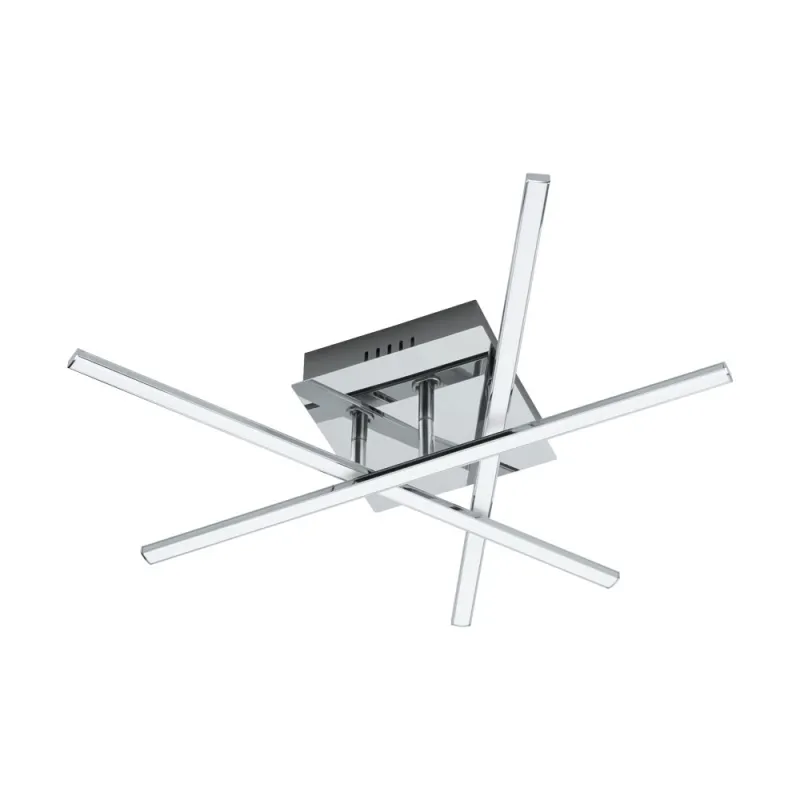 Plafoniera Eglo Lasana 1 95567, Led 18W 1890Lm 3000K, Otel, Alb