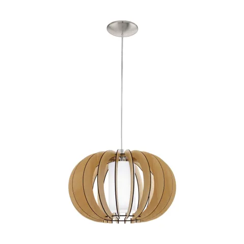 Pendul Eglo Stellato 1 95598, E27 1X60W Ø400Mm, Artar, Alb