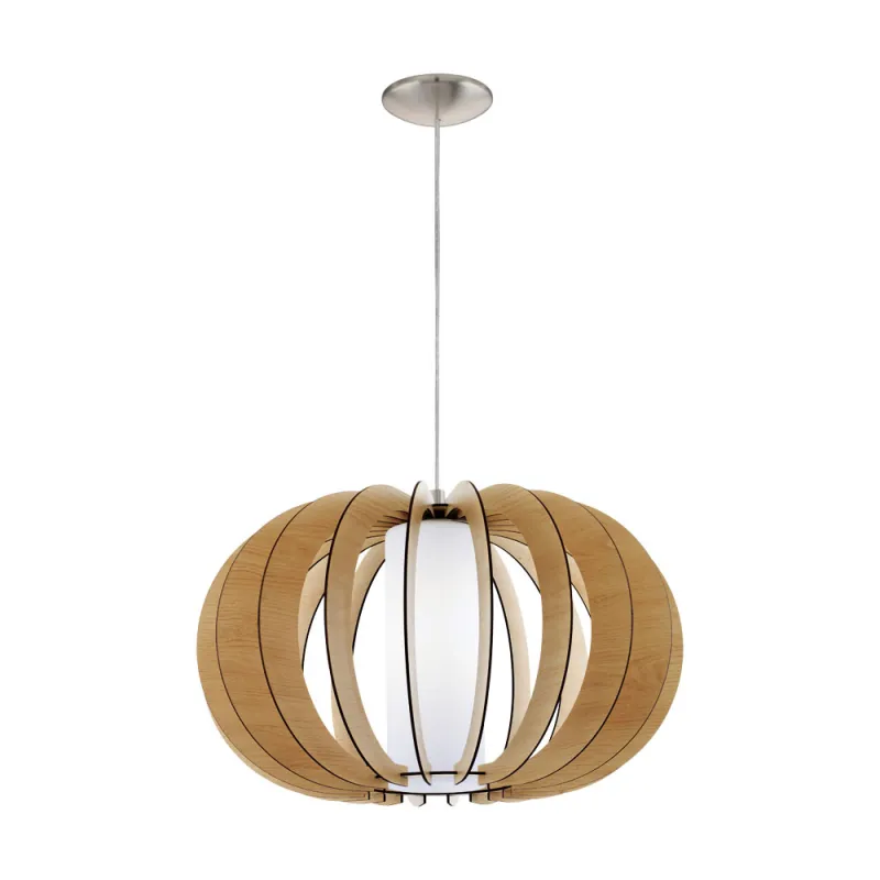 Pendul Eglo Stellato 1 95599, E27 1X60W Ø500Mm, Alb, Artar